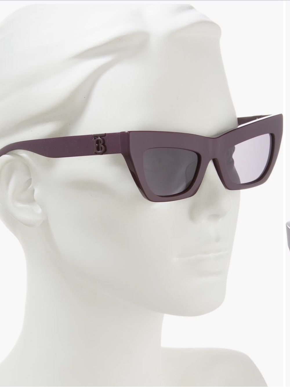 Burberry Plum Cat-Eye 51mm Sunglasses - Women's Fashion Accessory
